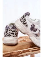 Dziecięce Buty Sportowe Na Rzepy Big Star KK374022 Białe