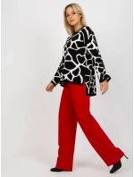 Sveter RV SW 14276.09X biela čierna Sveter RV SW 14276.09X biela čierna