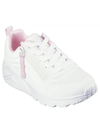 Skechers Uno Lite - Easy Zip Jr 310387L WHT