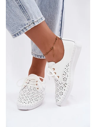 Dámske kožené topánky Acorn White Softie Semi Dámske kožené topánky Acorn White Softie Semi