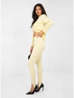 Nohavice MI SP K22.65 svetložltá