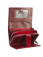 Kožená peňaženka Semiline RFID P8229-2 Červená