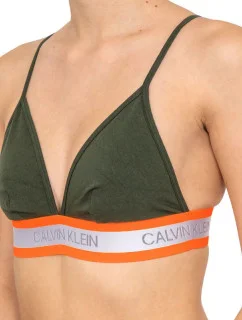 Podprsenka bez kostíc QF5669E-FDX khaki - Calvin Klein