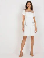 Dámske šaty LK SK 506790 šaty.45 ecru - Lakerta Dámske šaty LK SK 506790 šaty.45 ecru - Lakerta