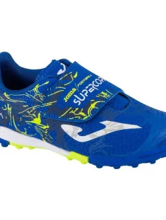 Detská športová obuv Jr SCJW2404TFV Tmavomodrá so žltou - Joma