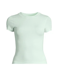 Dámske tričko CASALL Bold Rib Tee, zelené