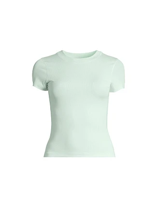Dámske tričko CASALL Bold Rib Tee, zelené Dámske tričko CASALL Bold Rib Tee, zelené