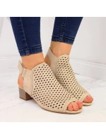 Dámske sandále na mieru béžové Sabatina