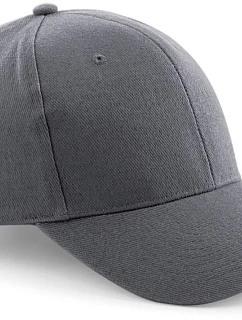Beechfield B 65 6-panelová čiapka s kšiltom „Pro Style“ 53.0065 grafitovo šedá