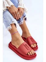 Damskie Klapki Big Star LL274430 Czerwone