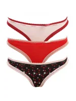 Dámske nohavičky 3pack QD3804E - W4Z - viacfarebná - Calvin Klein Dámske nohavičky 3pack QD3804E - W4Z - viacfarebná - Calvin Klein