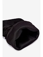 Čierne nazúvacie členkové topánky typu Slouchy Falisette na podpätku Čierne nazúvacie členkové topánky typu Slouchy Falisette na podpätku
