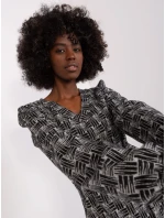 Šaty LK SK 509474 2.55P sivá čierna