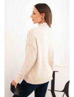Dámsky sveter Freestyle 35209 Beige - K-Fashion