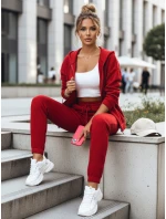 Dámska tepláková súprava AMILIA PREMIUM červená FashionStreet AY0742
