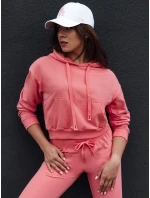 TRENDHOOD dámska koralová mikina FashionStreet BY1309