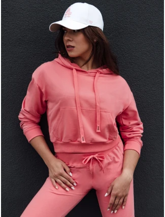 TRENDHOOD dámska koralová mikina FashionStreet BY1309
