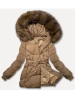 Dámska prechodná bunda J Style camel (5M3238-62)