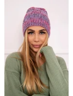 Fleecová čiapka Melisa K241 fialová+červená Fleecová čiapka Melisa K241 fialová+červená