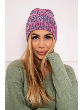 Fleecová čiapka Melisa K241 fialová+červená Fleecová čiapka Melisa K241 fialová+červená