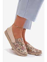 Dámské kožené nazouvací polobotky Maciejka 03512-67 multicolor