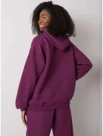 Mikina RV BL 7452.16 tmavo fialová