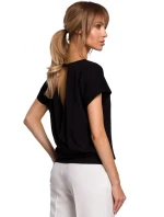 Dámska blúzka M498 - čierna - Moe Dámska blúzka M498 - čierna - Moe