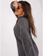 Šaty BA SK 8012 1.66P tmavo šedá