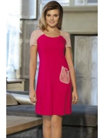 Dámska nočná košeľa Linet Light ruby - Babella