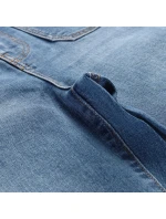 Dámske džínsy s vysokým pásom NAX NAX DAWEA dk.metal blue Dámske džínsy s vysokým pásom NAX NAX DAWEA dk.metal blue