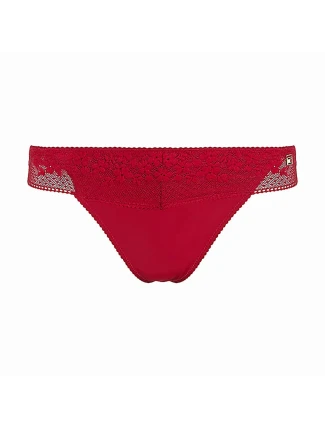 Dámske čipkované tangá Ditsy UW0UW03815-XJV - Tommy Hilfiger