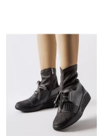 Topánky na klinovom podpätku model 206515 Solea