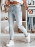 Dámske džínsové nohavice mom fit DEMILOVE blue FashionStreet UY2502
