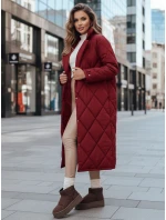 Kurtka zimowa damska WARMISSA pikowana bordowa FashionStreet TY4918z Kurtka zimowa damska WARMISSA pikowana bordowa FashionStreet TY4918z