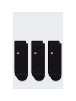 Ponožky Stance Icon Quarter, balenie po 3 kusoch – čierne Ponožky Stance Icon Quarter, balenie po 3 kusoch – čierne