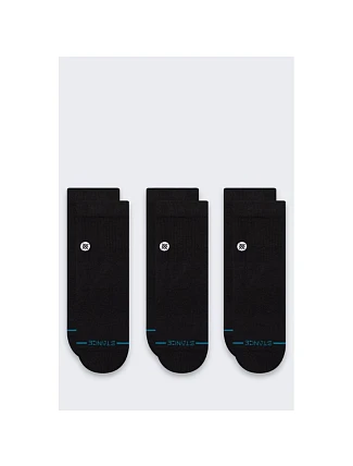 Ponožky Stance Icon Quarter, balenie po 3 kusoch – čierne Ponožky Stance Icon Quarter, balenie po 3 kusoch – čierne