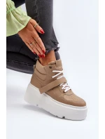 Zazoo 3450 Dámske kožené tenisky Beige Zazoo 3450 Dámske kožené tenisky Beige
