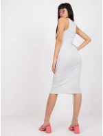 Šaty D16005W30308A svetlo sivé