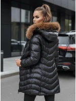 Dámska zimná bunda PREMIUM black FashionStreet TY3024 Dámska zimná bunda PREMIUM black FashionStreet TY3024
