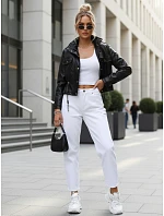 Dámska krátka bunda v čiernej farbe FashionStreet TY5665 Dámska krátka bunda v čiernej farbe FashionStreet TY5665