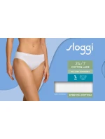Dámske nohavičky sloggi 24/7 Cotton Lace Tai - biele - SLOGGI