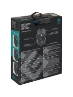 DEFENDER DRÔTOVÁ MYŠ FORCED GM-020L 800/1800/2400/3200 DPI 6P + PODLOŽKA POD MYŠ + HRA 52020 DEFENDER DRÔTOVÁ MYŠ FORCED GM-020L 800/1800/2400/3200 DPI 6P + PODLOŽKA POD MYŠ + HRA 52020