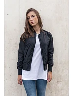 Build your Brand BY 044 Dámska bomberová bunda 56.0044 čierna