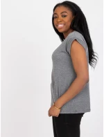 Tričko RV TS 4833.45P tmavo šedá