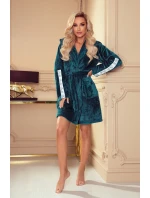 Krátky dámsky župan De Lafense 626 Abigail, kapucňa Krátky dámsky župan De Lafense 626 Abigail, kapucňa