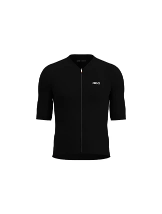 Cyklistické tričko POC M's Raceday S/S Jersey, čierne