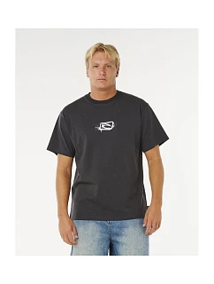 Pánske tričko RIP CURL Medina Inner Vision Spray Tee, čierne