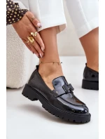 Dámske lakované mokasíny Vinceza 62187 Black Dámske lakované mokasíny Vinceza 62187 Black