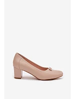 Lodičky na podpatku Vinceza béžové