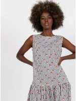 Šaty LK SK 506986 1.89 biela a čierna